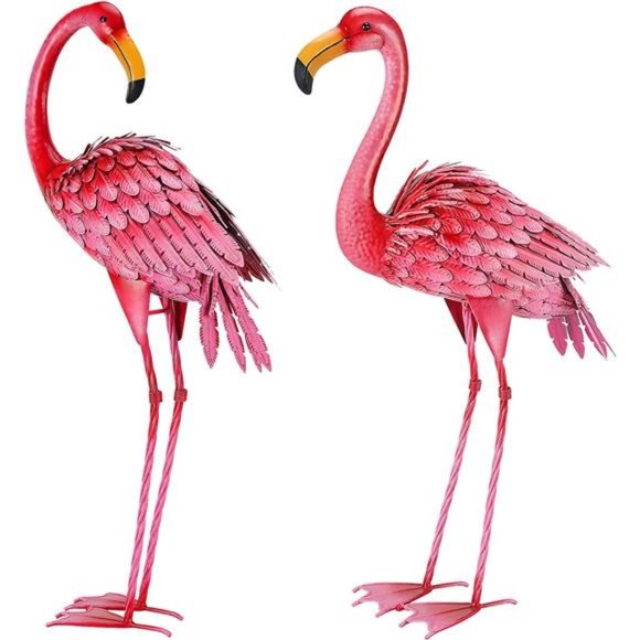 Accents Flamingo Garden Statue Outdoor Statues Pink Flamingo